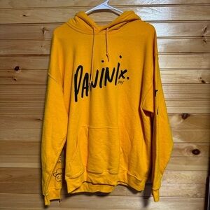 Lil Nas X Panini Yellow Concert Tour Hoodie Mens Size Large Exclusive LIL NAS X